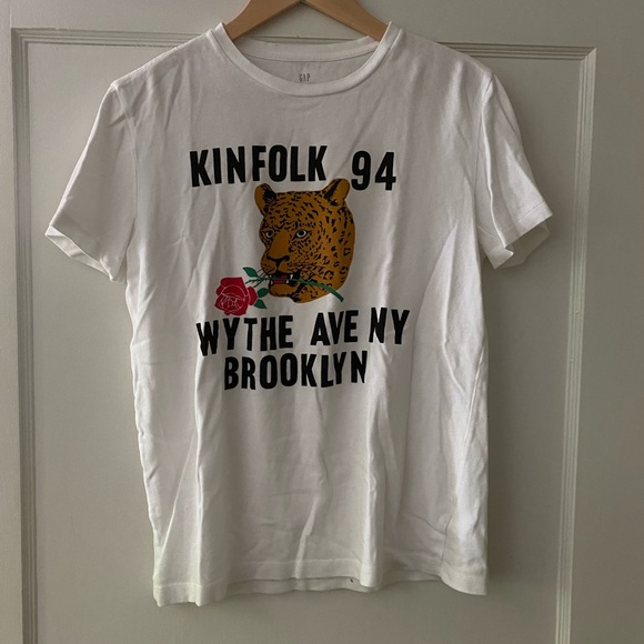 GAP x Kinfolk White Graphic Tshirt sz S - Picture 5 of 11